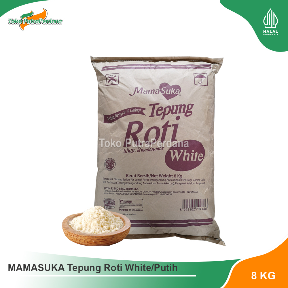 

MAMASUKA Tepung Roti/Panir Putih 8kg