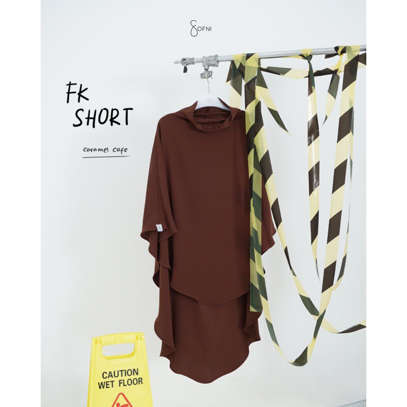 Line Abaya FK Short Tali Semi Instan By Sofni
