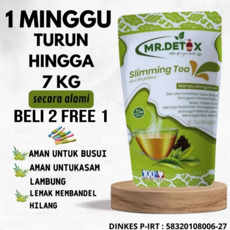 

[PROMO] Mr Detox Slimming Tea Teh Hijau Alami Asli