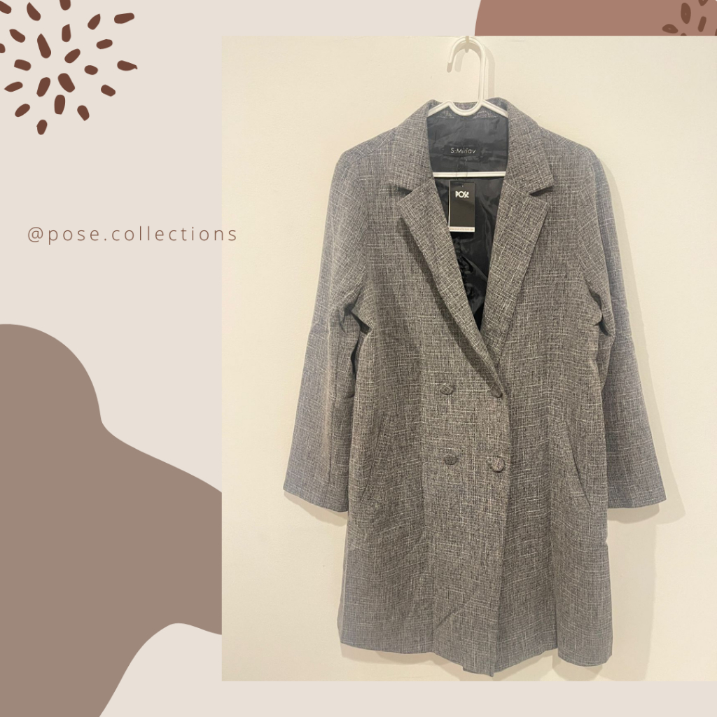 Long Blazer Minav Grey