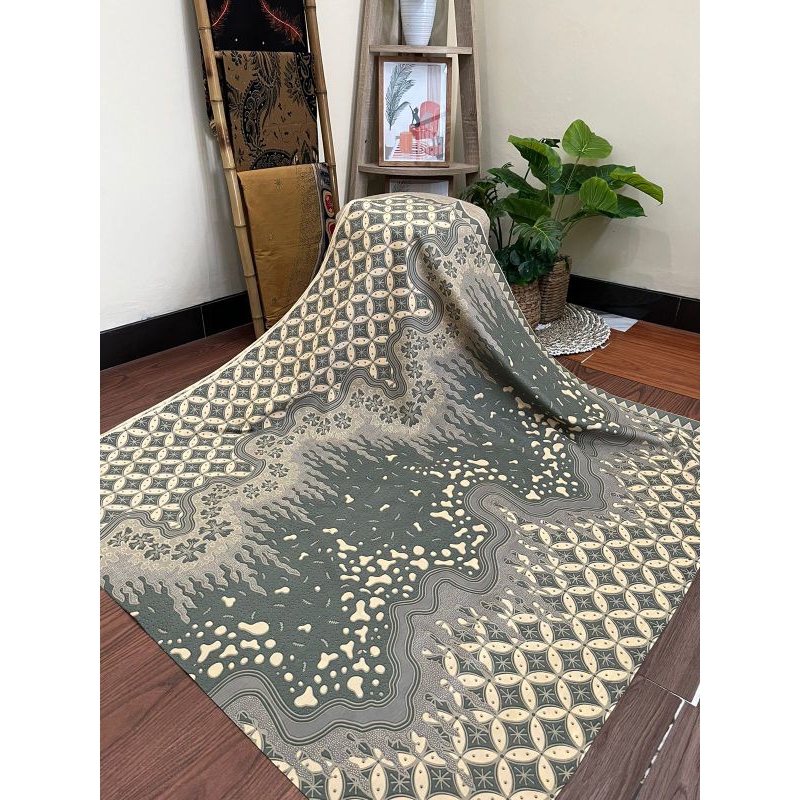 Kain batik solo kawung bintik-bintik