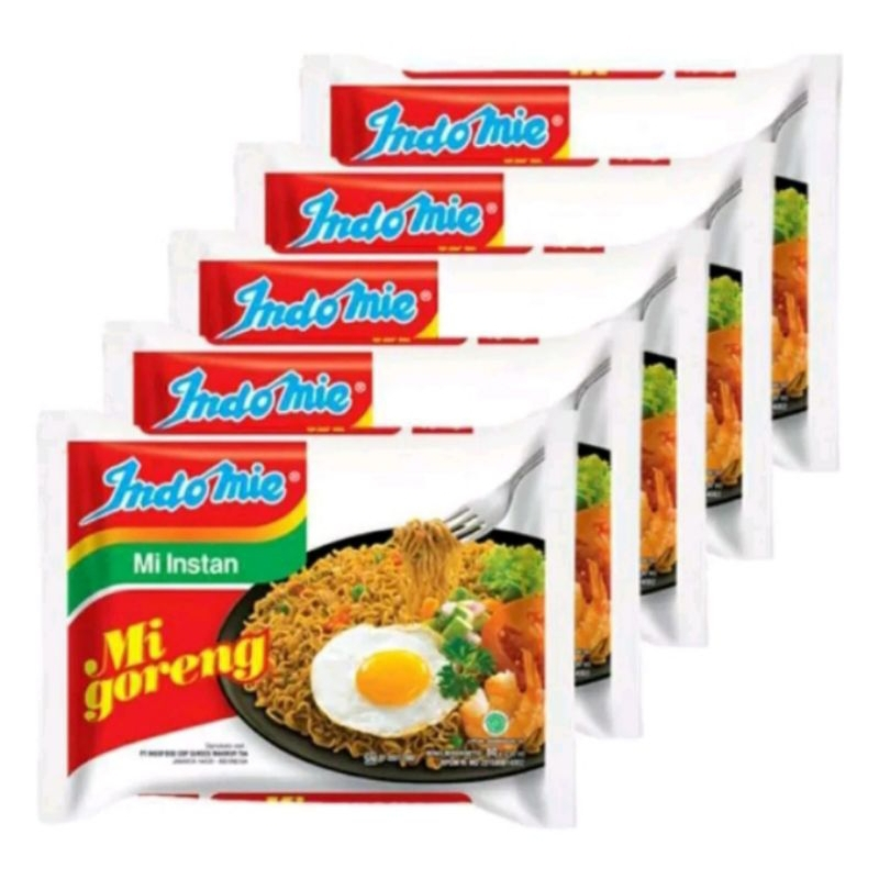 

PAKET MI INDOMIE GORENG DAPAT 5PCS