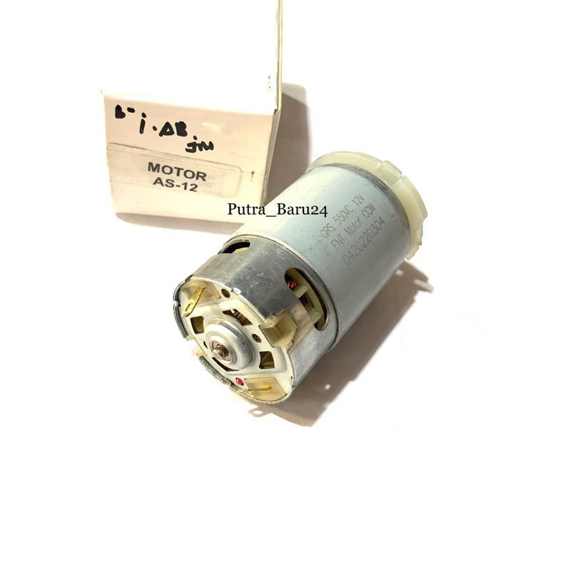 Motor dinamo 12V untuk mesin bor cordless 12V Rs550 Dc