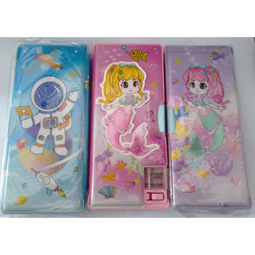 

Tempat pensil/ Tepak Magnet 2 Sisi + Rautan