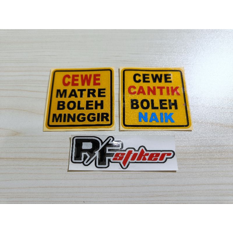 Stiker sticker kata kata lucu cutting stiker motor