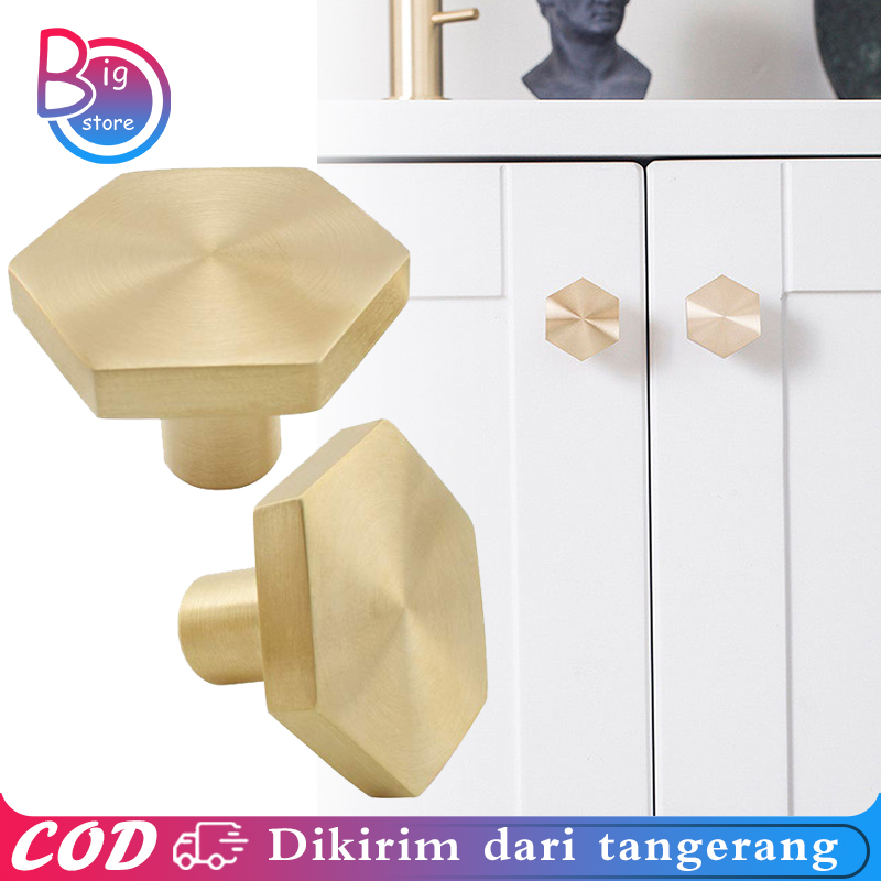 30cm Handle Knob Laci Kuningan Handle Lemari Minimalis Tarikan Laci Gold Handel Pintu Lemari