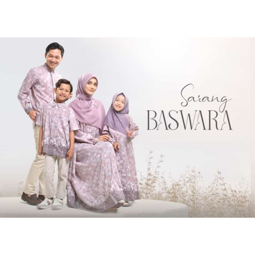 Gamis Kemko Couple Anak  Sarang Baswara | Sarimbit keluarga | Baju Couple Keluarga [Ori Rabbani]