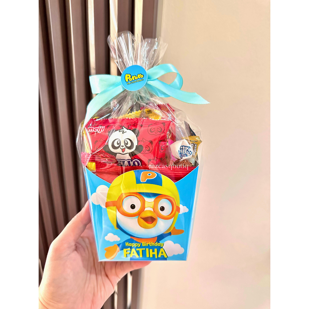 

Kotak Box Popcorn Souvenir Ultah (uk. kecil) Pororo