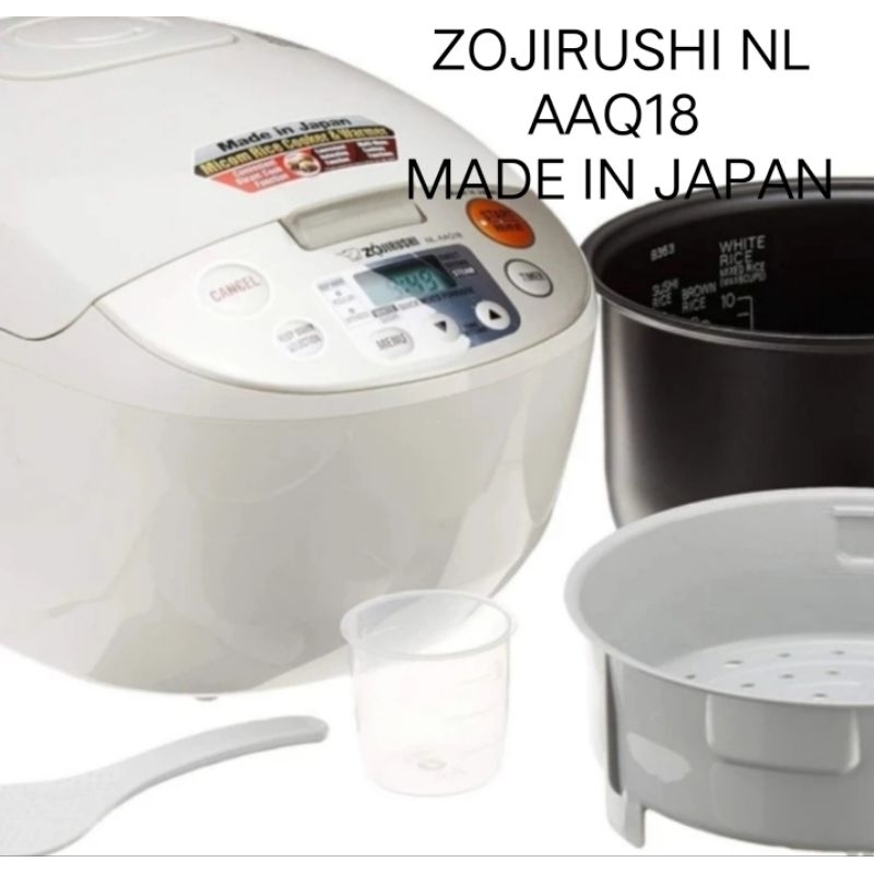 RICE COOKER ZOJIRUSHI NL AAQ18 ASLI MADE IN JAPAN