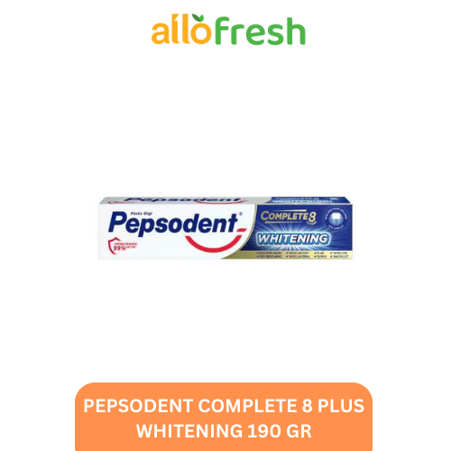 Pepsodent Complete 8 Plus Whitening 190 gr