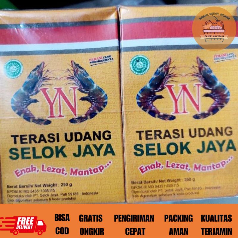 

TERASI UDANG YN SELOK JAYA 250GR