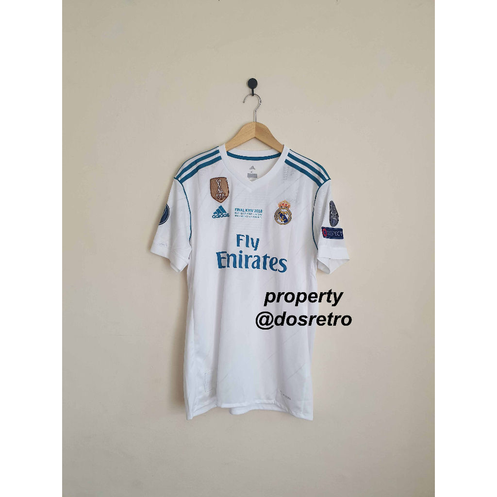 Jersey Retro Rare Real Madrid Home FINAL UCL 2018 RONALDO 7