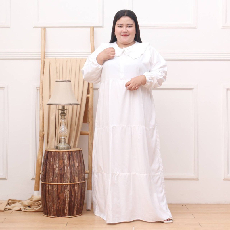 GAMIS BUSUI MURAH GAMIS RAYON SUPER JUMBO LD 130 GAMIS RAYON 4XL XXXXL TERLARIS DASTER CANDA TERBARU