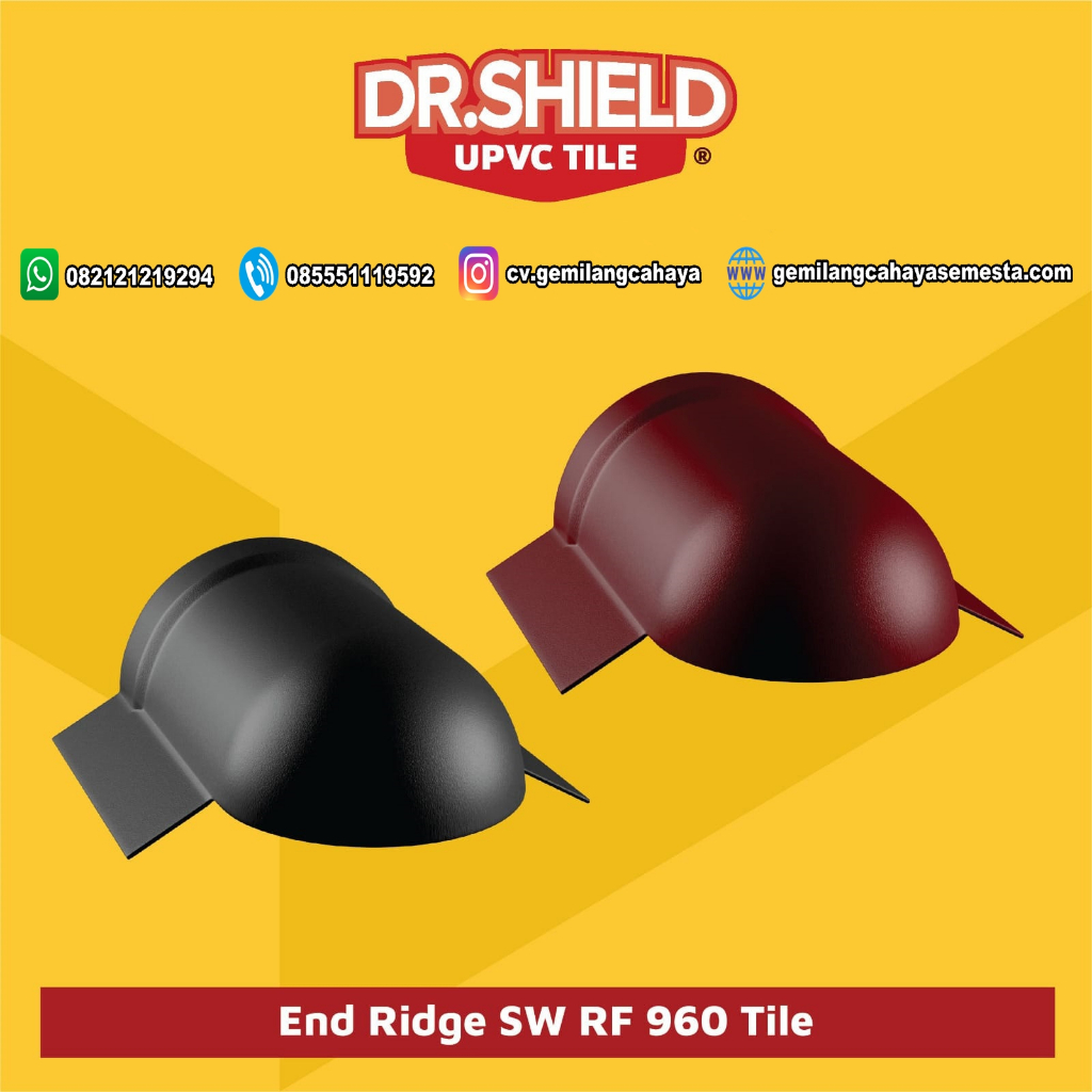 End Ridge RF-960 TILE / UPVC ROOF / GENTENG UPVC