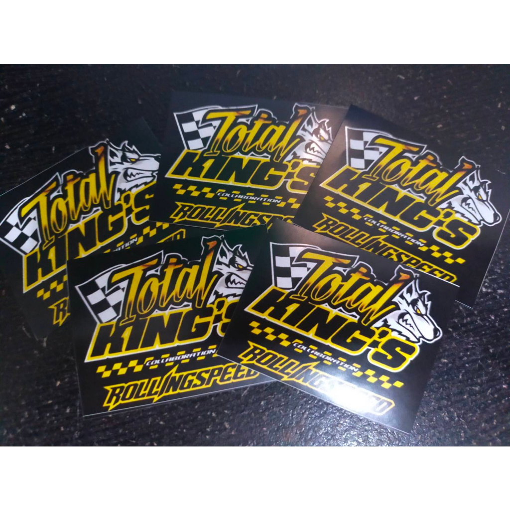 STIKER TOTAL KINGS X ROLLINGSPEED