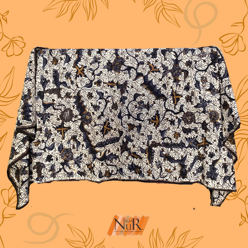 BATIK TULIS KLASIK - MOTIF CEMPAKA PUTIH