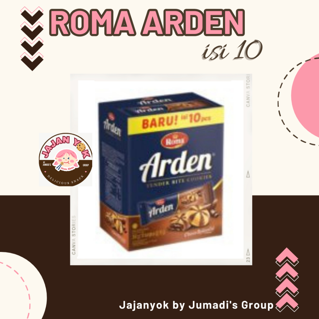 

(MURAH!!)ARDEN ROMA PACK ISI 10PCS _BYJAJANYOK.BEKASI