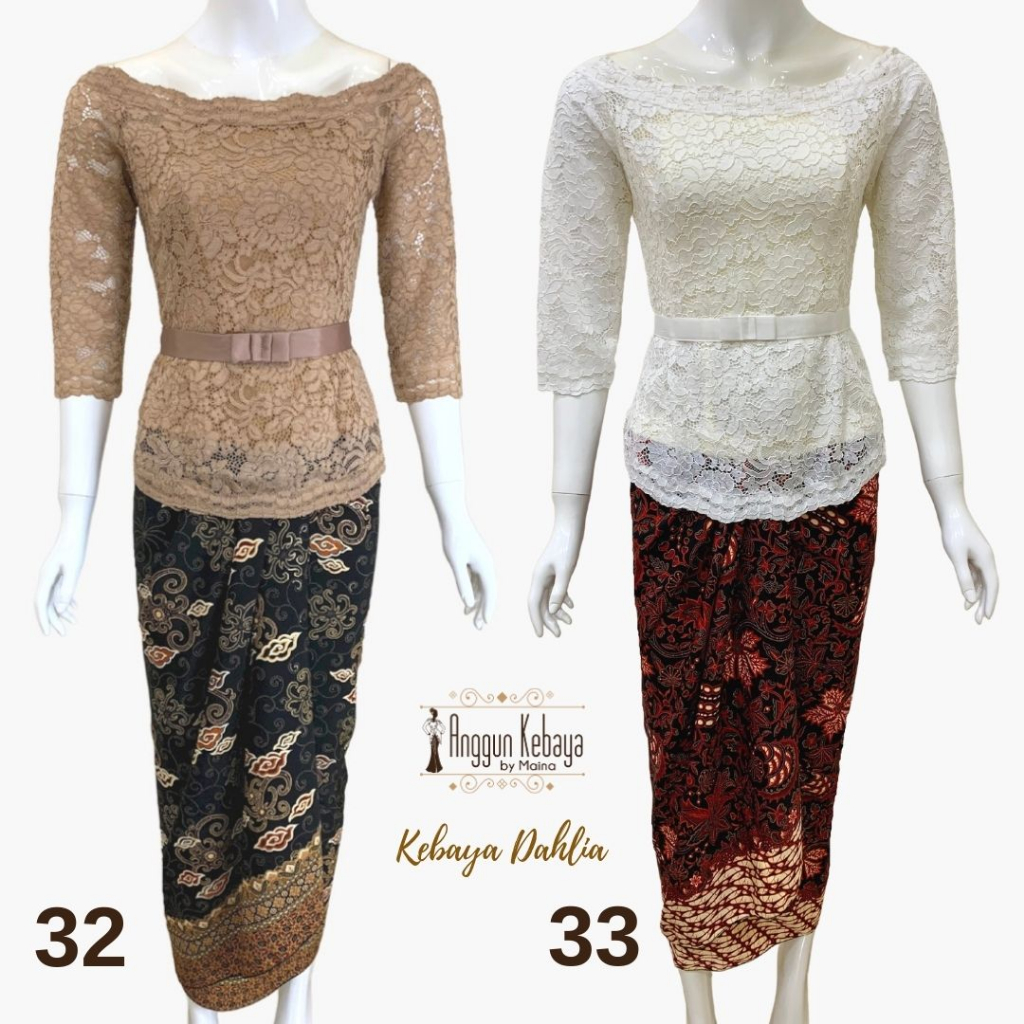 ANGGUN KEBAYA - Kebaya Dahlia | Kebaya Sabrina Brokat | Kebaya Wisuda | Kebaya Remaja | Kebaya Simpe