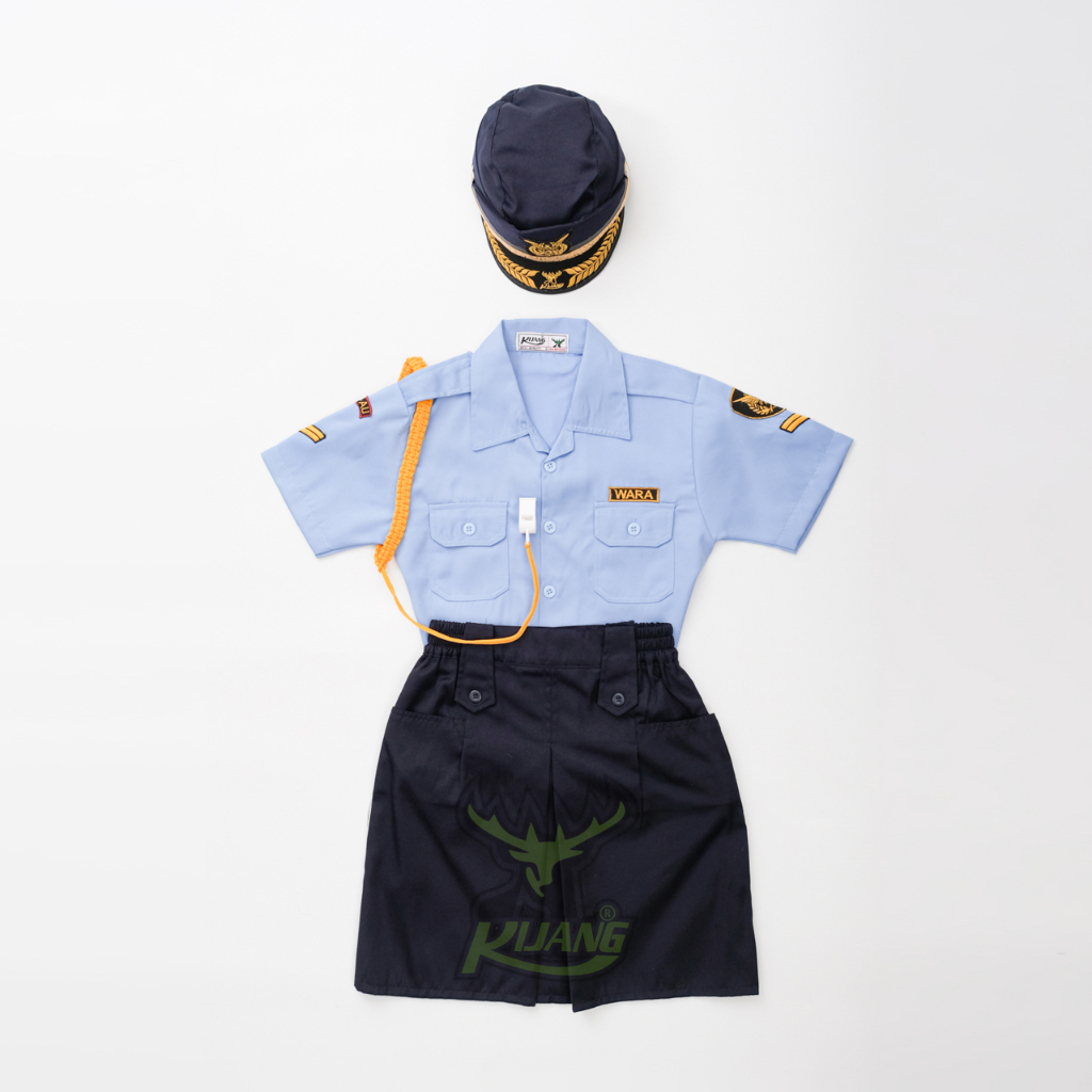 Baju TNI AU perempuan anak profesi anak baju kostum anak TNI AU anak perempuan anak dinas keren terk