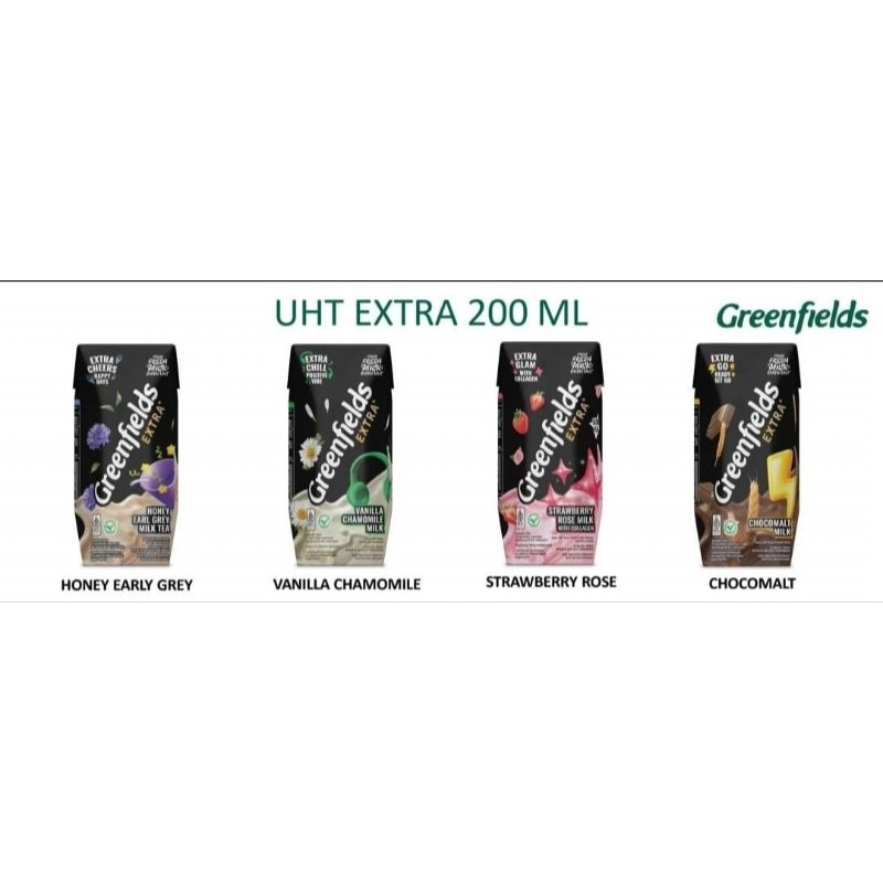 

SUSU GREENFIELD UHT EXTRA 200ML 1 Karton - 32pcs