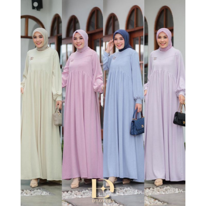 GAMIS TERBARU ALICE DRESS BY D'LOVERA ORIGINAL 100%