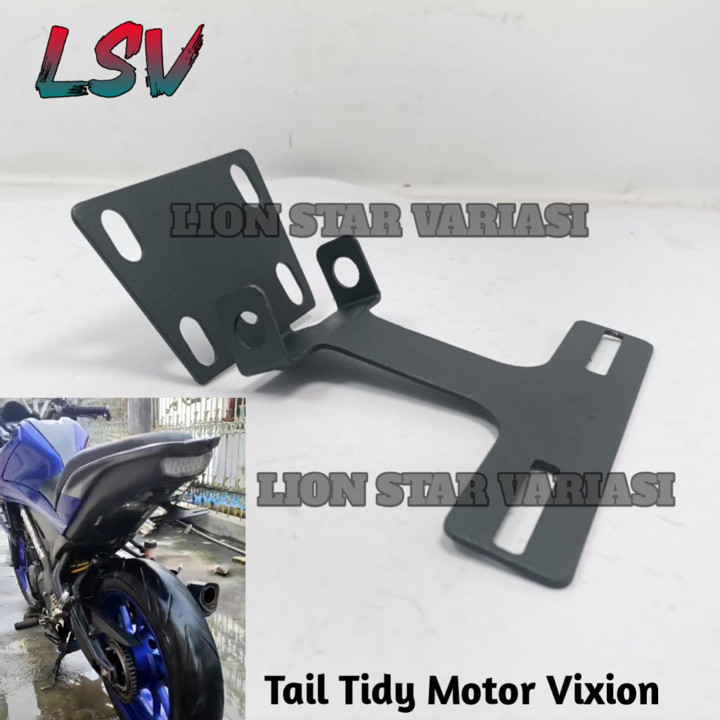 Breket Tail Tidy Dudukan Plat No Dan Sein Motor Vixion Tail Tidy Motor Vixion