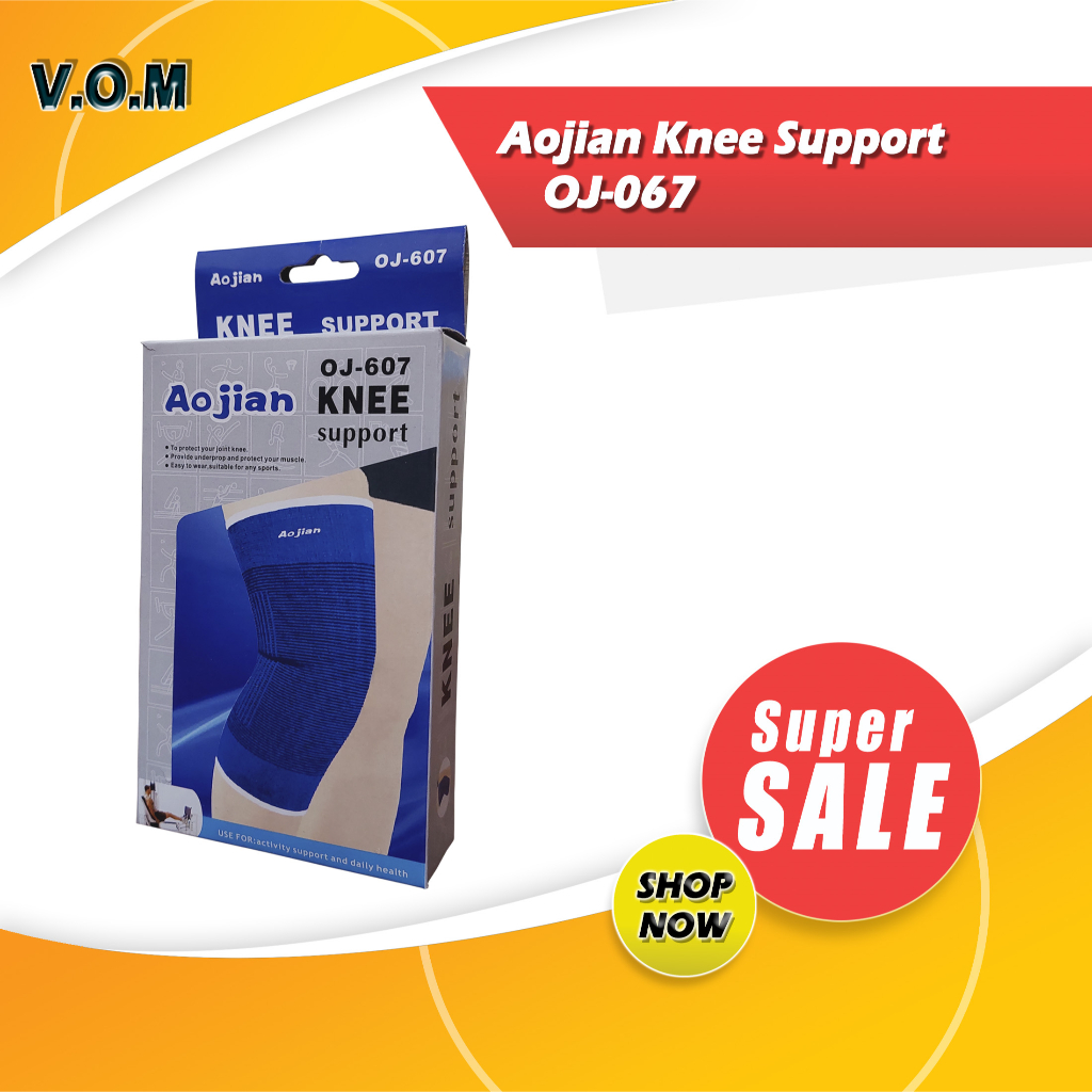 OJ-067 Aojian Knee Support Deker Pelindung Lutut Elastis 0967