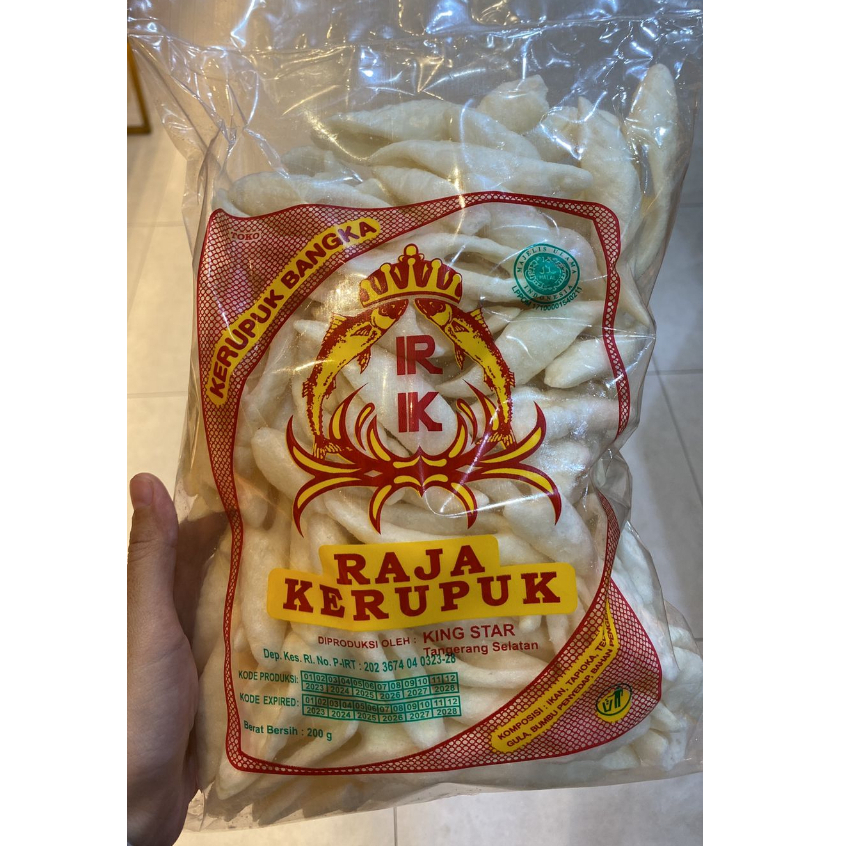 

Kerupuk Bangka Raja Kerupuk Buncis 200 gr