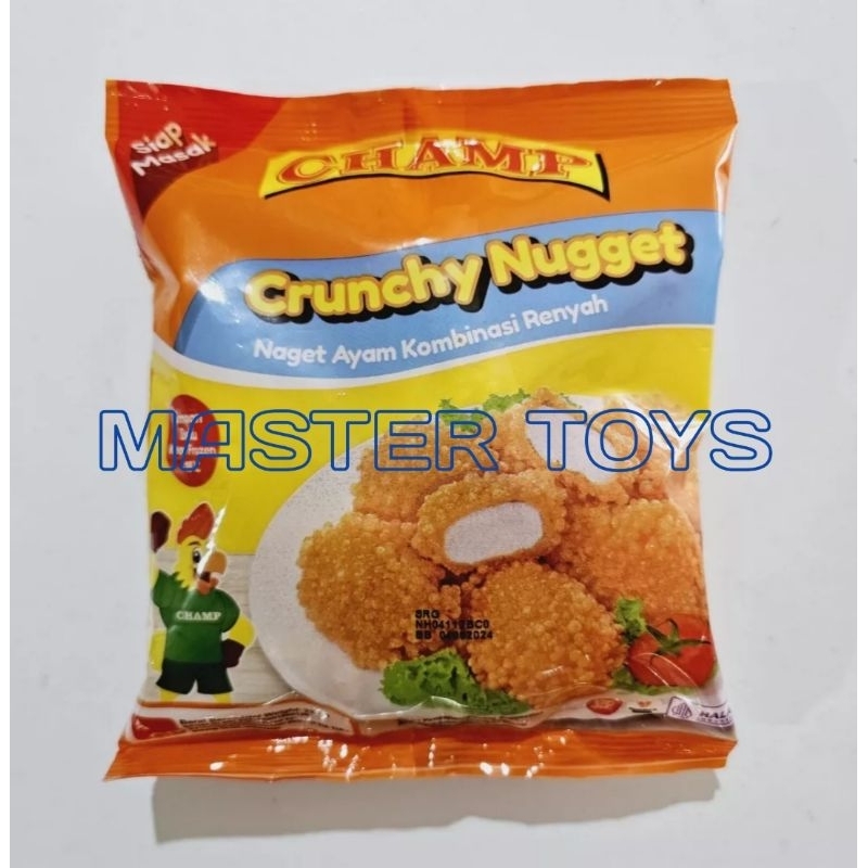 

Champ Crunchy Nugget 225g Naget Ayam Renyah Chicken Nugget