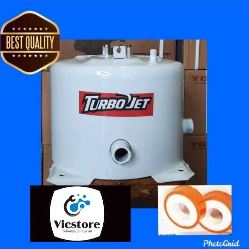 Garansi tangki besi bawah Turbo Jet pompa air wasser pc 250 ea jet pump tabung otomatis