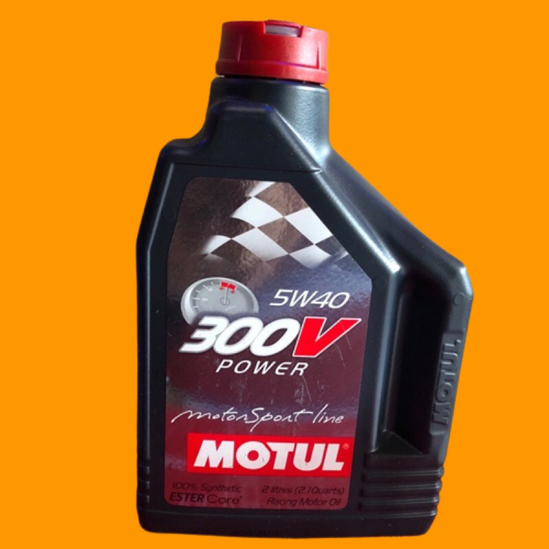 motul 300v matic 5w40 2 liter - oli motul 300v power - oli racing mobil