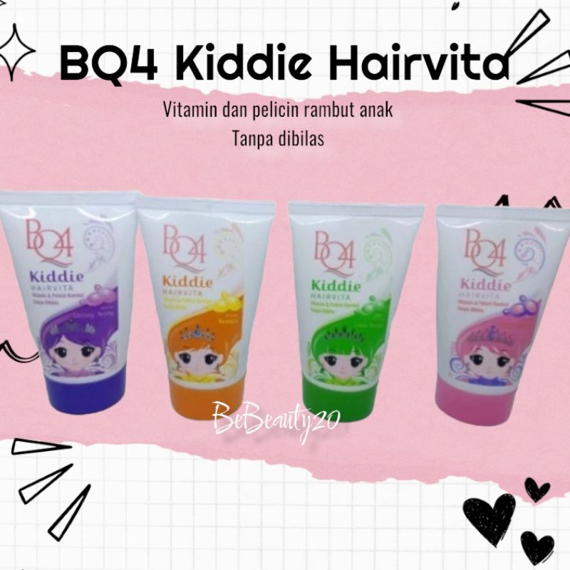 Bebeauty - BQ4 Kiddie HairVita Vitamin rambut anak tanpa dibilas