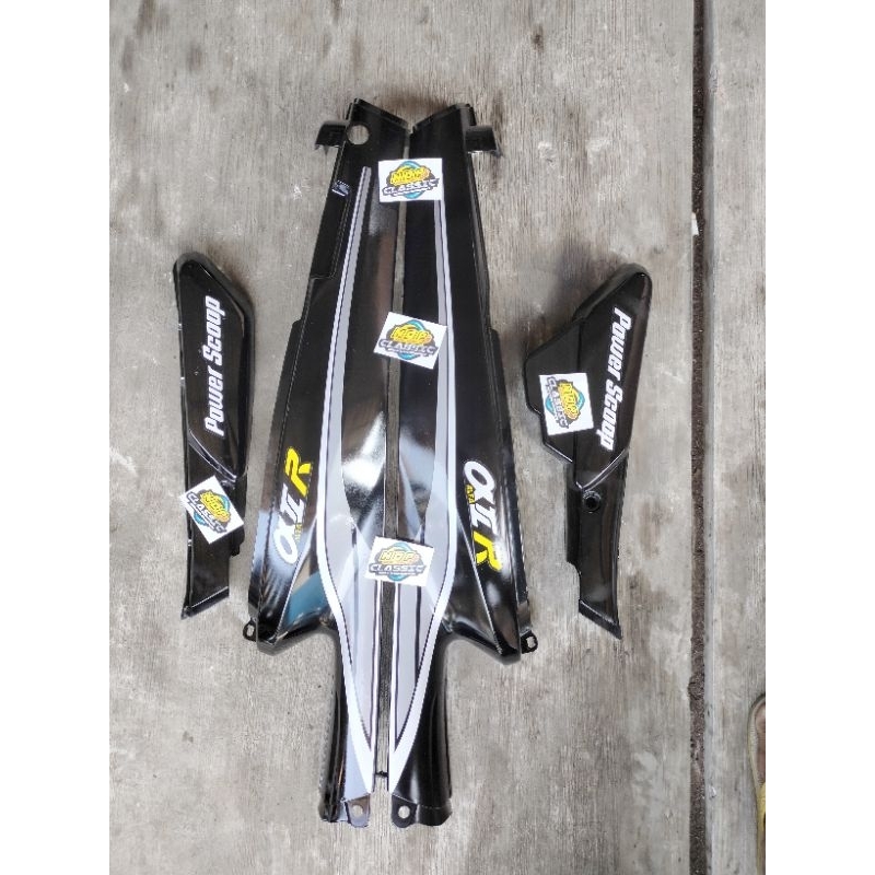 Body set alfa body yamaha alfa set striping tahun 1992 body y100