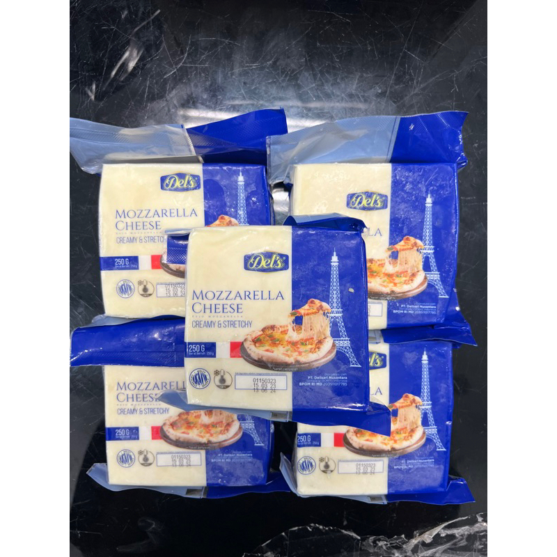 

Mozarella Del's 250gr (Khusus Instant)