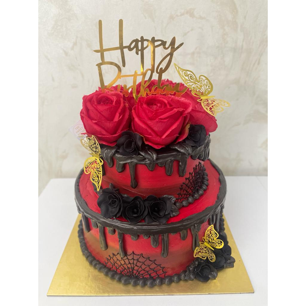 

Cake Red Rose 2 Tier