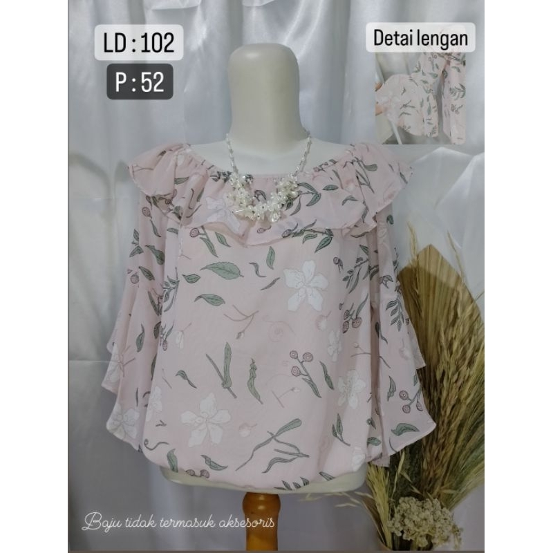 Blouse Korean Vintage Floral