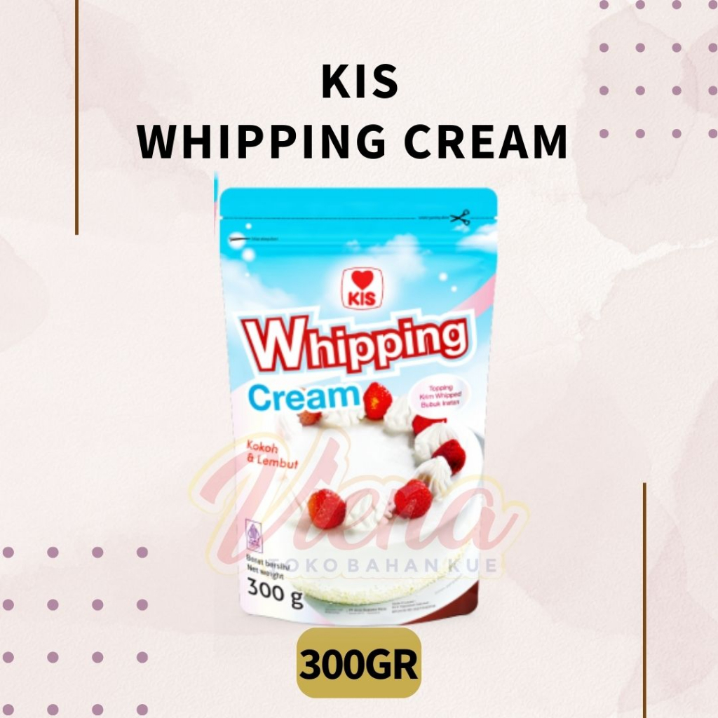 

Kis Whipping Cream 300gr Pouch - Whip Cream Bubuk - Krim Kocok