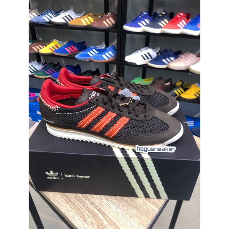 ADIDAS SL72 WALLES BONEER  [BROWN/ORANGE] #IE1664 HAGUSNEAKER GARANSI 100% ORIGINAL