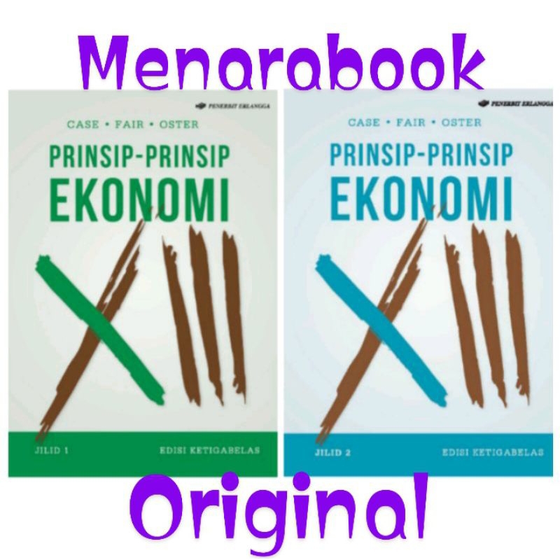 Original. Prinsip Prinsip Ekonomi Edisi 13 Jilid 1 & 2 - Case , Fair