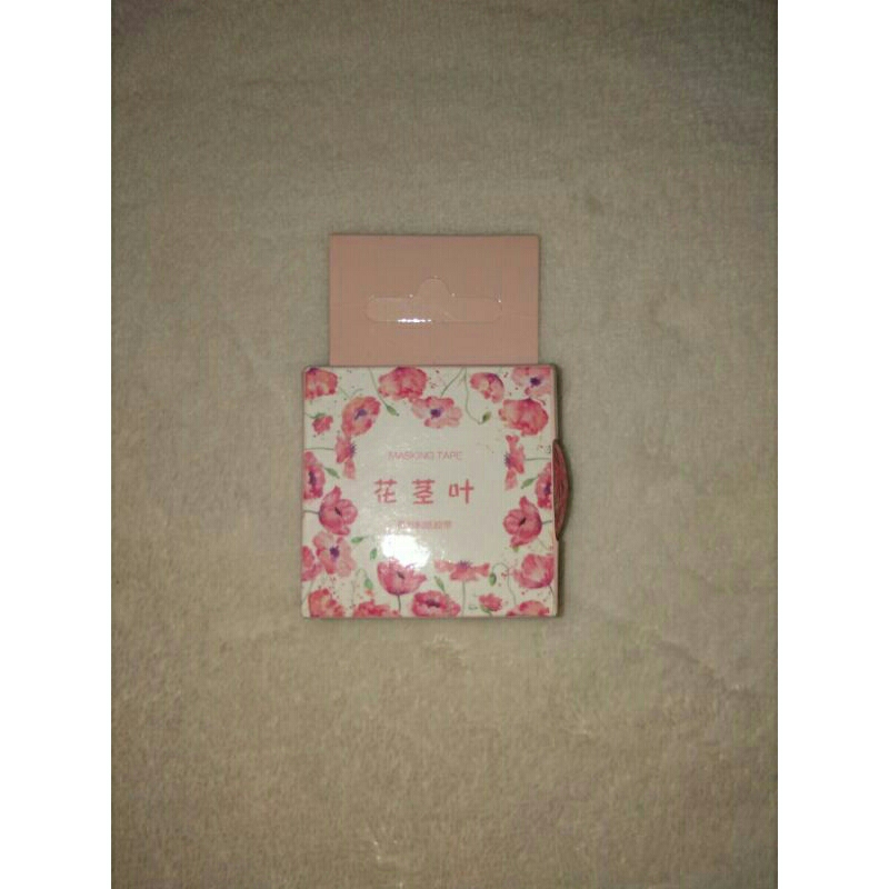 

(New) Selotip Washi Tape Motif Bunga Merah