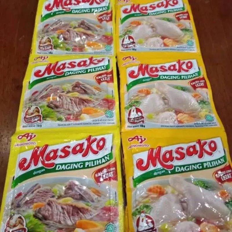 

Masako sachet 8,5gr Perenceng isi 12 saset RASA AYAM / RASA SAPI