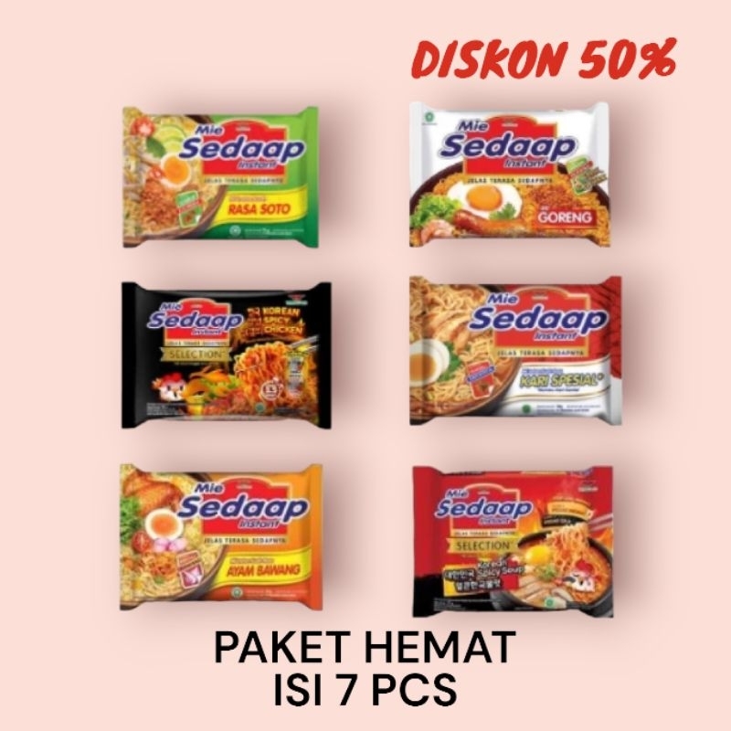 

MIE SEDAAP PAKET 6 PCS