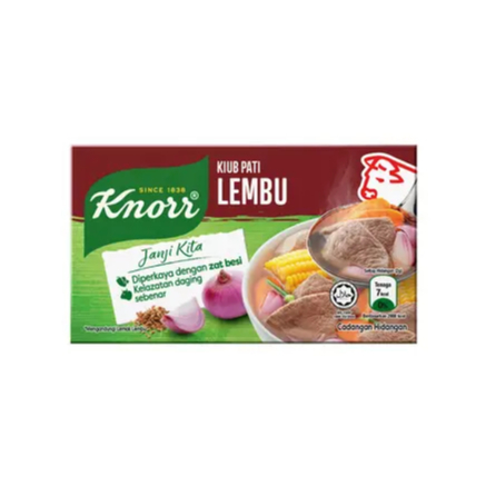 

Knorr Beef Cube / Kaldu Sapi Petak Bumbu Soup Sapi Knorr Lembu