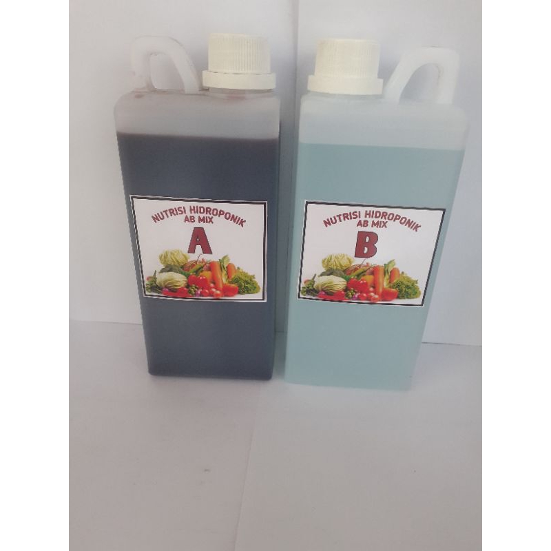 Nutrisi Hidroponik Sayuran AB Mix 1 Liter