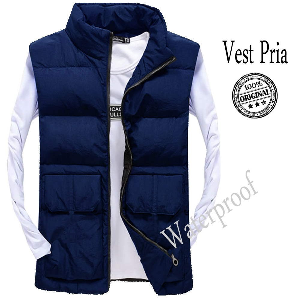 Jaket Rompi Pria/Rompi Pria Murah/Rompi Pria Outdoor/Rompi Motor Pria/Jaket Rompi Cowok/Rompi Anti D