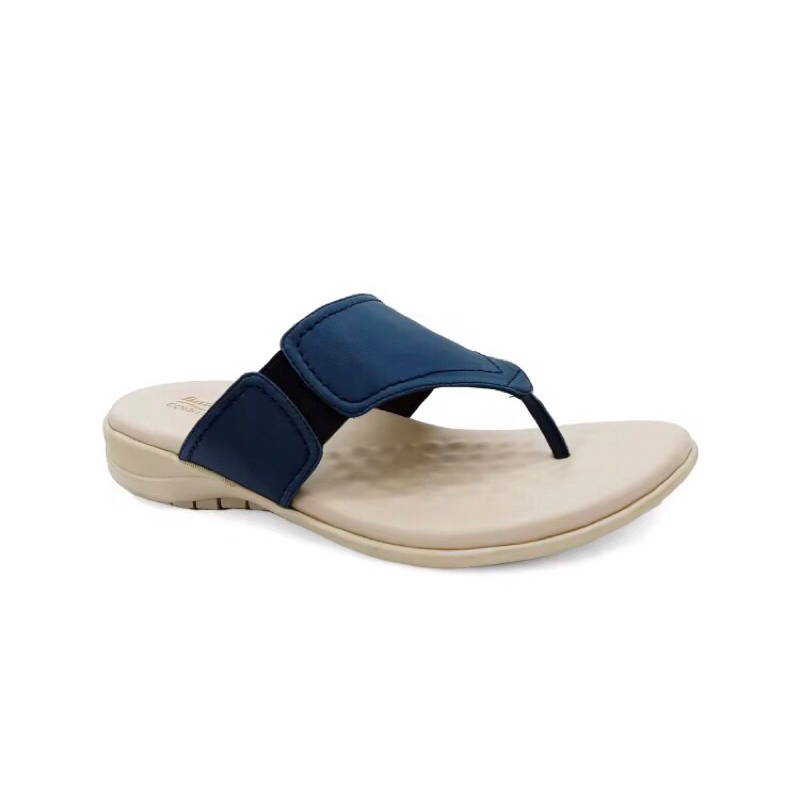 BATA COMFIT SANDAL FLAT JEPIT WANITA BIRU-5719014