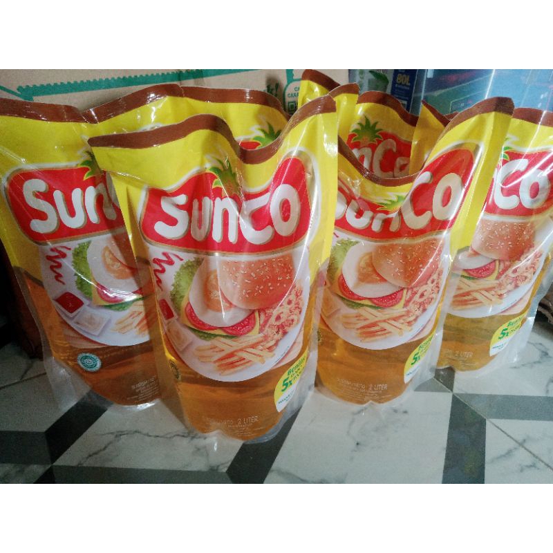 

Minyak goreng SUNCO 2 Liter kemasan pouch