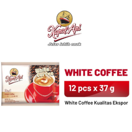 

Kopi Kapal Api White Coffee 1 Pack (12 x 37 gr)