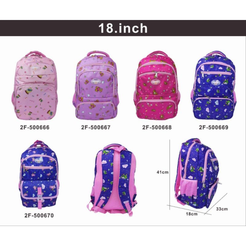 Fortune Ransel Sekolah Tas Anak Import Original