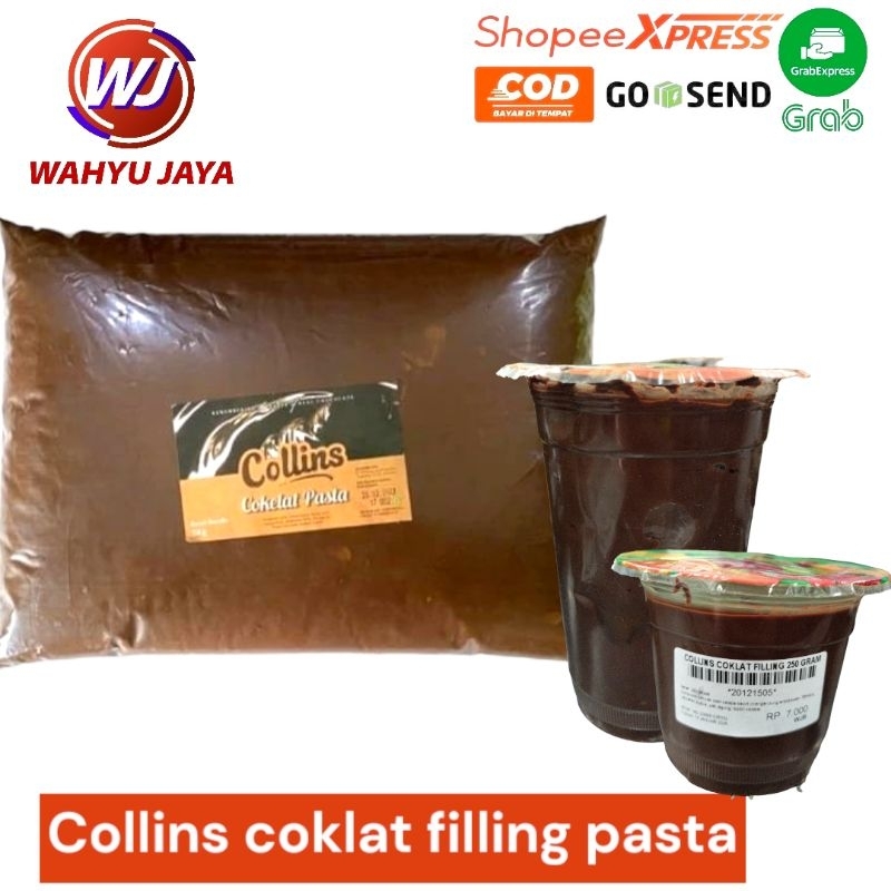 

Collins coklat filling pasta 250gram-500gram